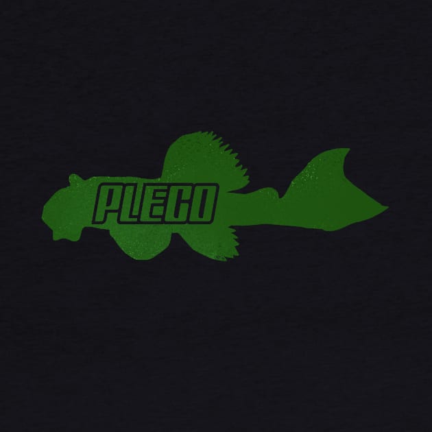 Pleco in Green by Moopichino